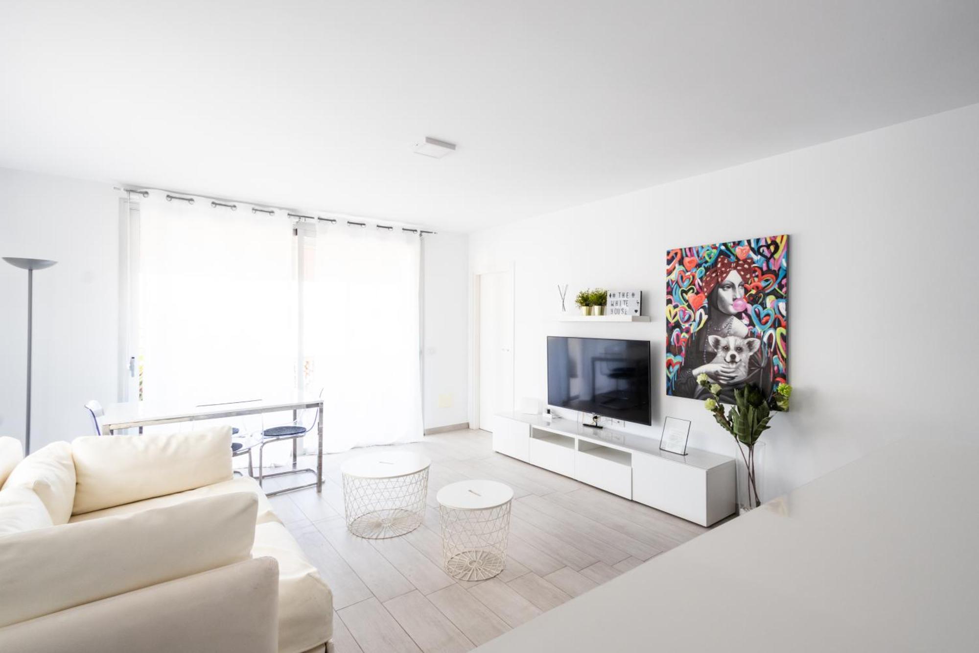 The White Heart House - Attic Sea View Apartment Лос Кристианос Екстериор снимка